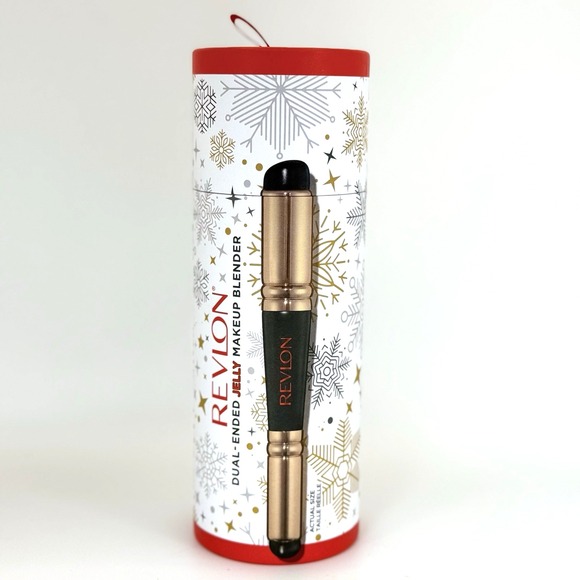 Revlon Dual-Ended Jelly Makeup Blender Brush Tool Holiday Edition NWT - Picture 1 of 4
